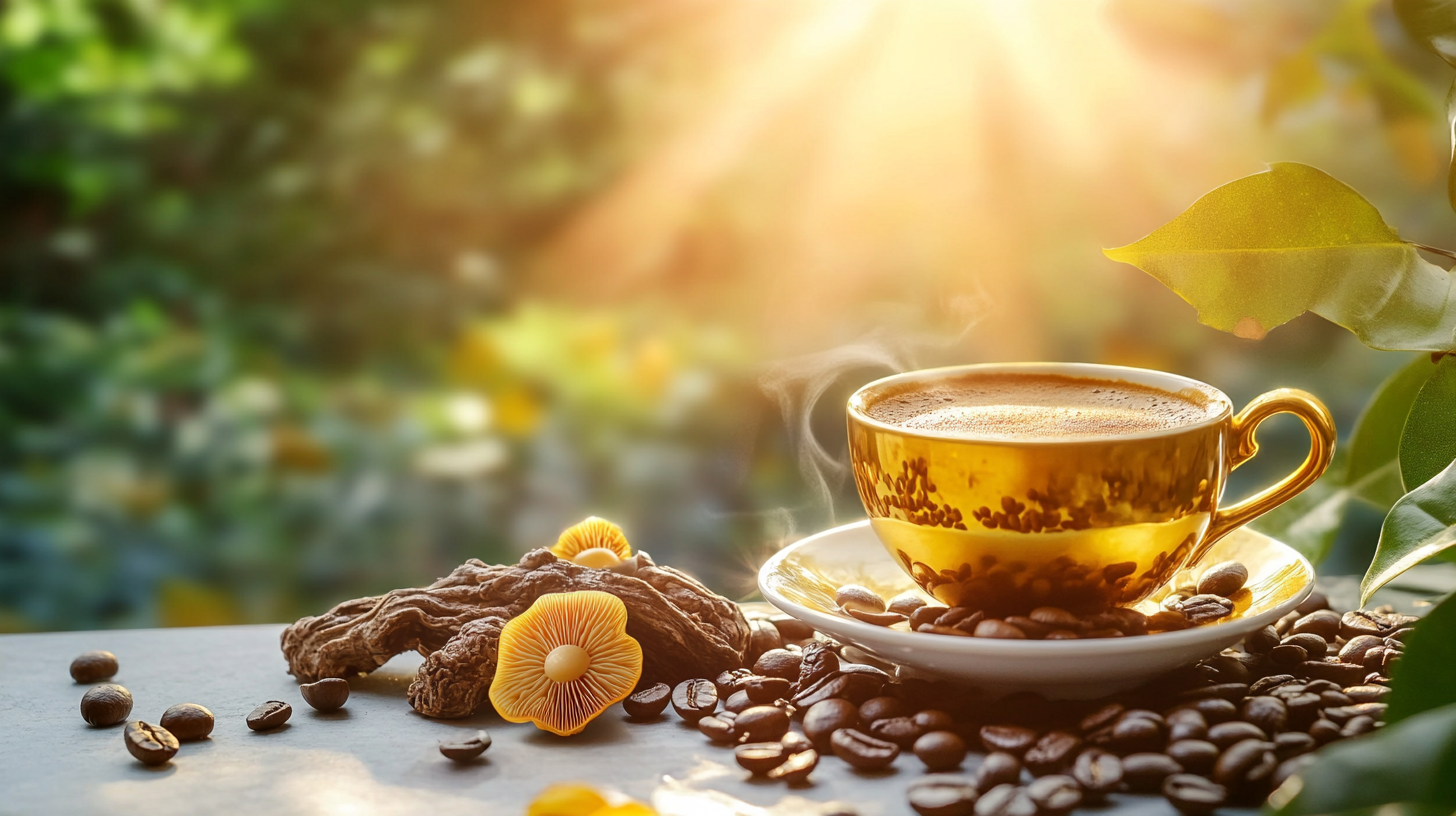 Chaga Mushroom Coffee Mix BIO (prášek), 10 sáčků -2